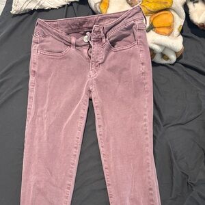 American Eagle Outfitters Mauve Corduroy Pants